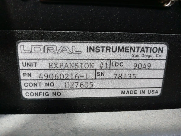 Loral Instrumentation SSA100A Serial BUS Conductor / Digital Data Analyzer