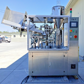 T&T Machinery FST-1800 Automatic Tube Filling & Sealing Machine, 220VAC 3Ph 50Hz