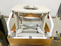 ETAC Swift Mobile Tilt Shower, Flexible propelled shower commode chair