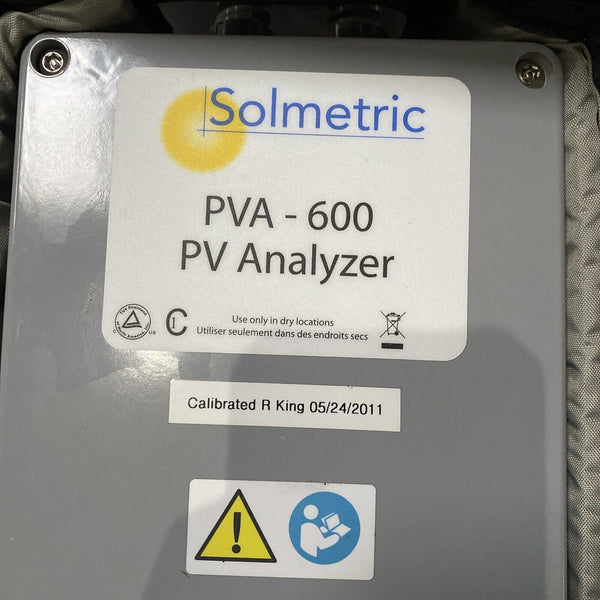 Solmetric PVA-600 PV Analyzer with Irradiance Sensor