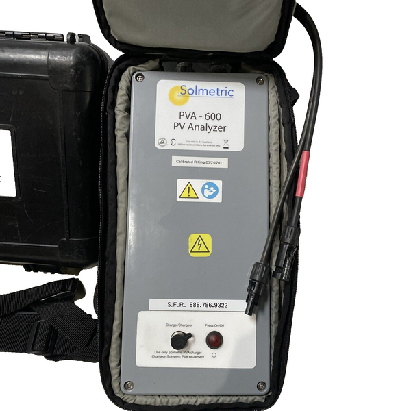 Solmetric PVA-600 PV Analyzer with Irradiance Sensor