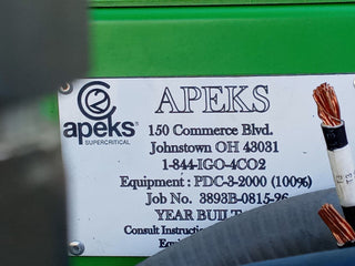 Apeks Bambino PDC-3-2000 Compressor for CO2 Botanical Oil Extraction System