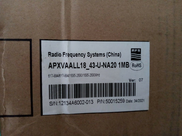 Ericsson APXVAALL18_43-U-NA20 1MB RAT Radio Frequency Systems, Panel Antenna