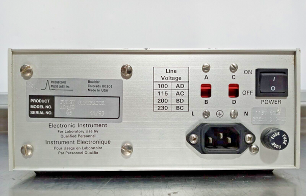 Picosecond Pulse Labs 4015 Series, Model 4015B Pulse Generator