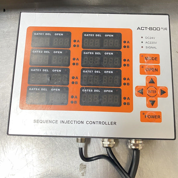 Hot Runner Sequence Injection Controller ACT-800 DC24V/AC220V