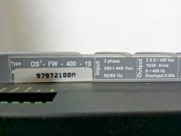 OSAI OS3-FW-400-10 OS-Wire Servo Drive